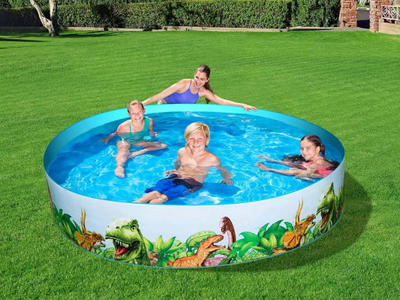 Детски базен Bestway Inflatable Pool Dinosaurs, 244 cm, повеќебоен