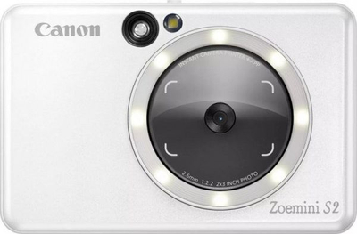 Fotoaparat me printer Canon Zoemini S2, 8MP, Bluetooth, i bardhë