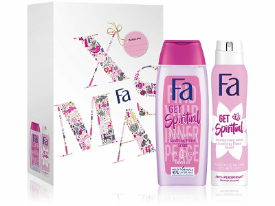 Set për trup Fa Get Spiritual, xhel dushi për trup 250 ml + sprej kundër djersës 150 ml