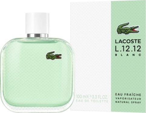 Eau de Toilette Lacoste L.12.12 Blanc Eau Fraiche, 100ml