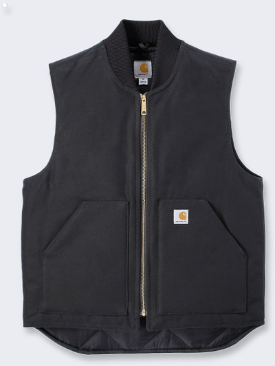 Jelek pune Carhartt Firm Duck, i izoluar, relaxed fit, i zi, XL