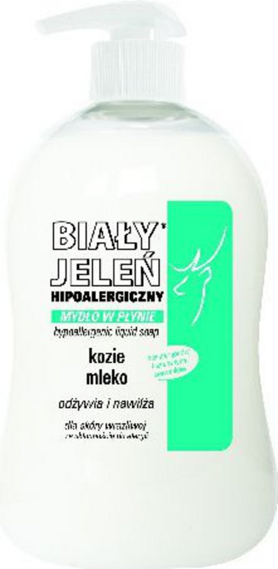 Sapun i lëngshëm hipoalergjik Biały Jeleń Goat's Milk, 500ml