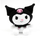 Lodër pelushi Sanrio Hello Kitty Kuromi, 32cm, e zezë