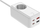 Zgjatës me karikues FIXED Charging Strip S, 65W GaN III PD, 2x USB‑C 2x USB, 1.5m, i bardhë