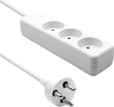 Zgjatës elektrik ProXtend Danish Power Strip, 3 dalje, 15m, i bardhë