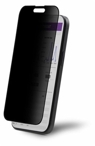 Qelq mbrojtës dbramante Connect për iPhone 15 Pro Max, 3D, Corning Gorilla Glass, me kornizë të zezë