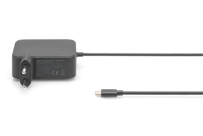 Karikues muri Digitus USB-C PD 3.0 100W, GaN, me kabllo 1.2 m, i zi