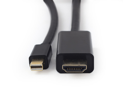 Kabllo Gembird Mini DisplayPort në HDMI, 1.8m, e zezë