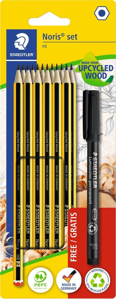 Set lapsash Staedtler Noris me marker Lumocolor, 100% PEFC
