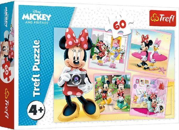 Puzzle Trefl Lovely Minnie, 60 elemente