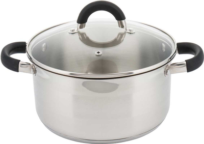 Tenxhere KingHoff KH-4345, 22cm, 4L, e argjendtë