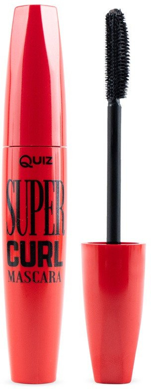 Maskarë Quiz Cosmetics Super Curl, për harkim edhe volum, 8g, e zezë