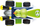 Makina me telekomandë Carrera Mario Kart Mini Racer Yoshi, 2.4 GHz, shkallë 1:50, jeshile