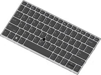 Tastierë laptopi HP L13697-031, pjesë origjinale për zëvendësim, me ngjyrë të zezë