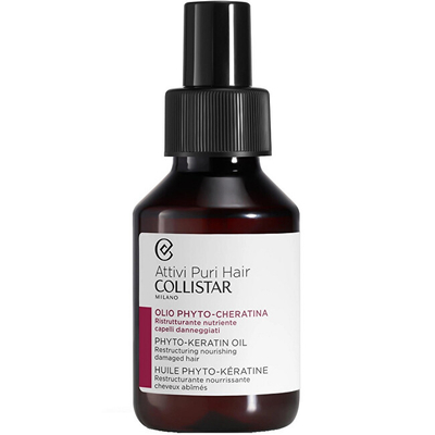 Vaj për flokë Collistar Phyto-Keratin Restructuring Nourishing Hair Oil, 100 ml