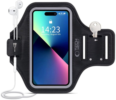 Shirit sportiv për telefon Tech-protect M4, universal, i zi