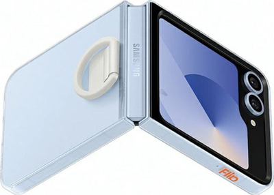 Këllëf telefoni Samsung EF-QF741CTEGWW, 6.7", me unazë, transparent