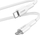 Kabllo USB Puro USB C në Lightning, 1.5m, e bardhë
