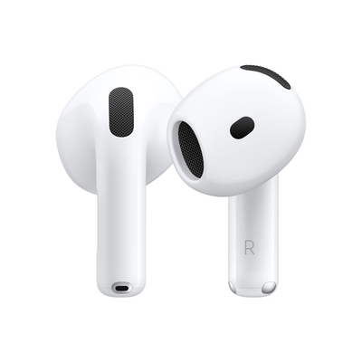 Kufje wireless Apple AirPods 4 MXP63, me kuti karikimi, ngjyrë e bardhë