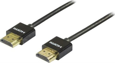 Кабел HDMI Deltaco HDMI-1092, 2m, 4K, црн