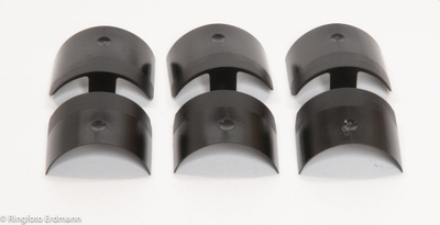 Kapëse këmbësh tripodi Manfrotto Leg Tube Covers 29mm, set 3 copë, plastike, të zeza
