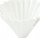 Dripper kafe Origami M, porcelan, masa M, i bardhë