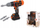 Lodër stërvitje elektrike Smoby Black+Decker, me dritë, me zëra realistë, portokalli
