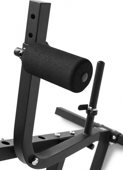 Stol fitness Zipro Ripped, me mbajtëse shtange, preacher curl dhe leg press, i zi