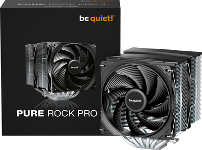 Ftohës CPU Be Quiet Pure Rock Pro 3, 120mm, për Intel edhe AMD, i zi
