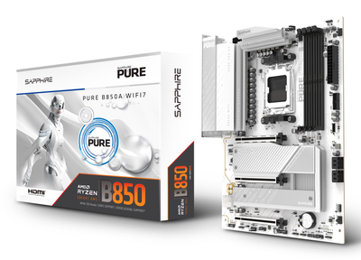 Pllakë amë Sapphire PURE B850A WIFI, ATX, DDR5, e zezë