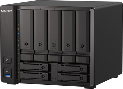 NAS server QNAP TS-h973AX-32G, Ryzen quad core, 10GbE, i zi