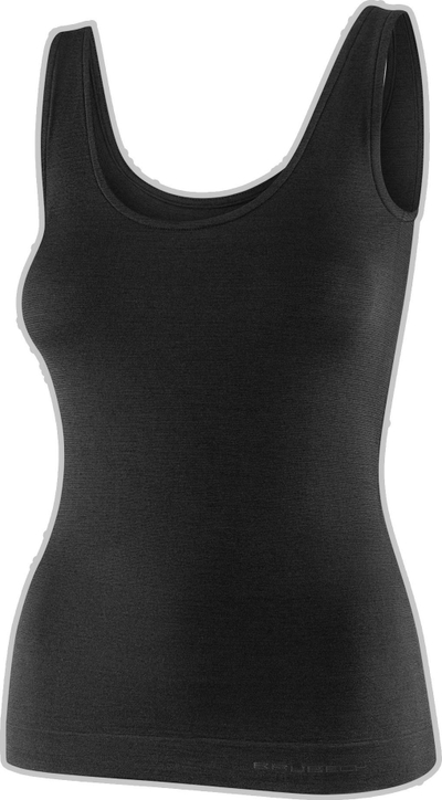 Bluzë pa mëngë BRUBECK Comfort Merino për femra, termoaktive, madhësia M, e zezë
