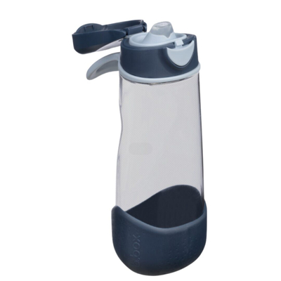 Shishe sportive b.box Tritan, 600ml, pa rrjedhje, blu midnight