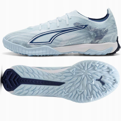 Këpucë sportive indoor Pantone, futsall, meshë ajrosëse, blu e çelët