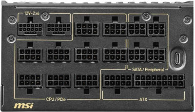 Furnizues energjie MSI MEG Ai1600T PCIE5, 1600W, ATX 24 pin, i zi
