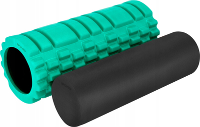 Rul fitnesi Spokey Mixroll 2n1, 33 cm, set PVC EVA, shumëngjyrsh