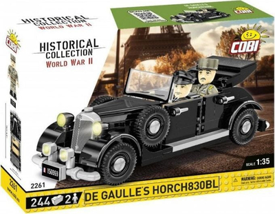 Lodër për fëmijë Cobi, Charles De Gaulle's, Horch830BL (2261), e zezë