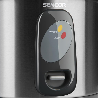 Tenxhere speciale për gatimin e orizit Sencor SRM 1000SS , 1 l, 400 W, e argjendtë