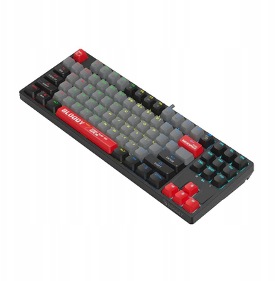 Tastierë gaming A4tech Bloody S87, mekanike, RGB, Energy Red