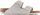 Sandale Birkenstock Arizona Slides për burra, me zdruk prej zhamsh, krem, nr. 45 EU