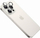 Xham mbrojtës kamere FIXED për iPhone 16 Pro / 16 Pro Max, fortësi 9H, white titanium
