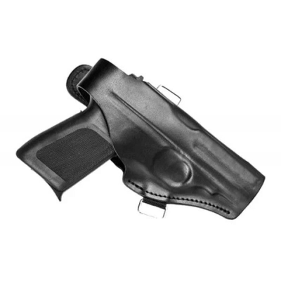 Kabura pistolete Guard Makarov Ranger PM, lëkurë, për rrip 45 mm, e zezë