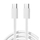 Kabllo USB C në USB C Joyroom S A45 Ben Series, 60W, 1 m, e bardhë
