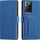 Këllëf-portofol Hurtel Magnet Card Case për Samsung Galaxy S22 Ultra, me vend për karta, me qëndrim, blu