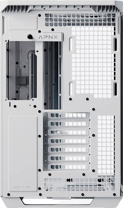Kasë kompjuteri Apnx APCM VI01003.21, Mid Tower, panel i përparmë ABS, e bardhë