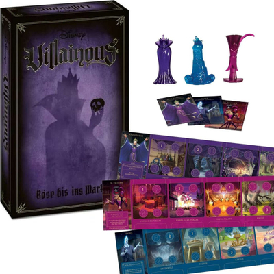 Lojë tavoline Ravensburger Disney Villainous Rotten to the Core, zgjerim, 3 lojtarë, shumëngjyrëshe