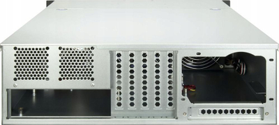 Kuti serveri Inter-Tech IPC 3U-30765, 3U, për rack 19", metalike gri