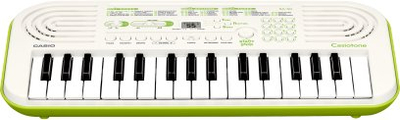 Клавијатура за деца Casio SA-50, 32 тастери, 100 звуци, бела