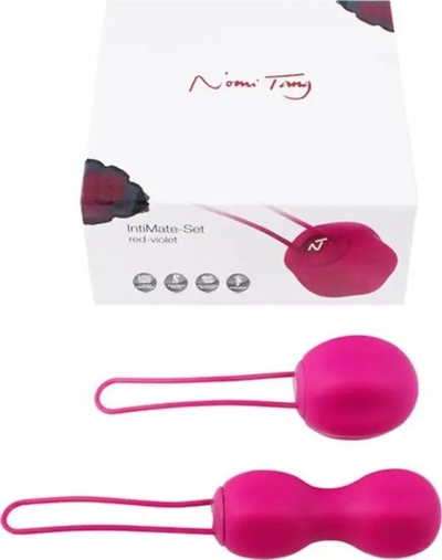 Toptha Kegel Nomi Tang IntiMate, set për stërvitje, silikon, rozë