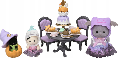 Set lodrash Sylvanian Families Fisher Cat Family 5812, familje mace, 6 figura, shumëngjyrëshe